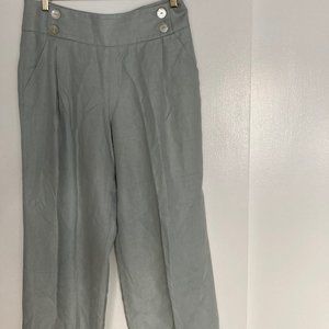 Armani wide leg pants size 10 in a grey blue color